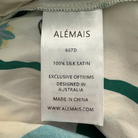 Alemais Soleil Silk Pants Ivory - Picture 9 of 12